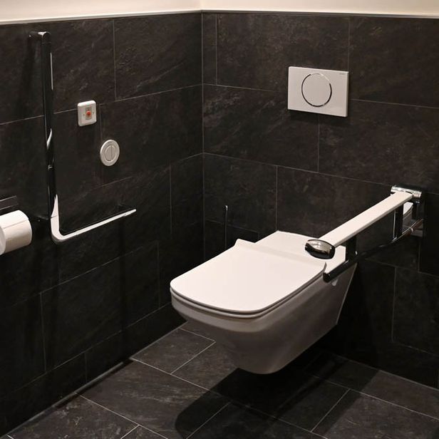 Barrierefreie Toilette